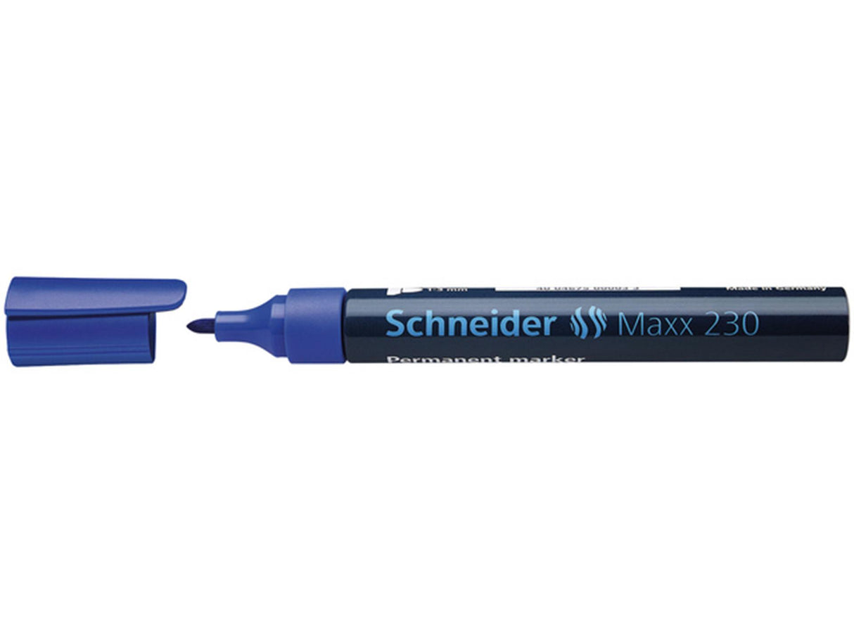 Schneider marker permanent 230 kerek kék 10 db