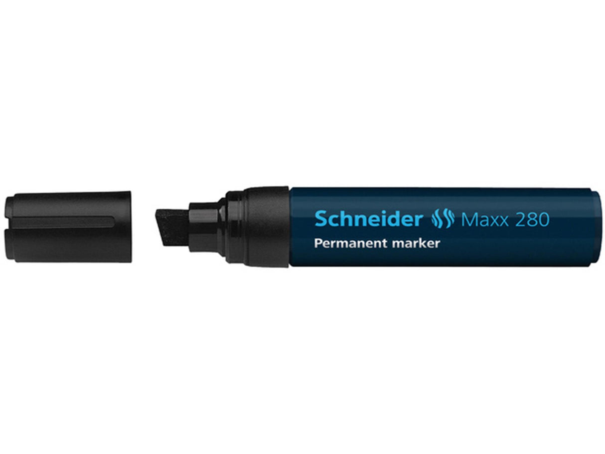 Schneider marker permanent 280 chisel black 5 pcs