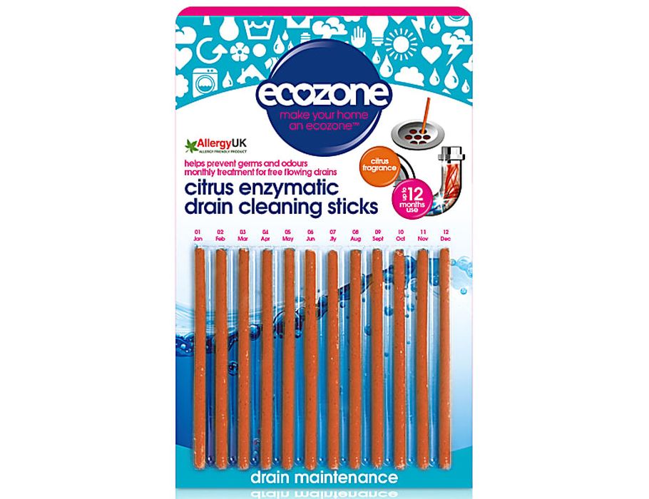 Ecozone Drain Entblocker Sticks - Citrus - 12 Stcs.