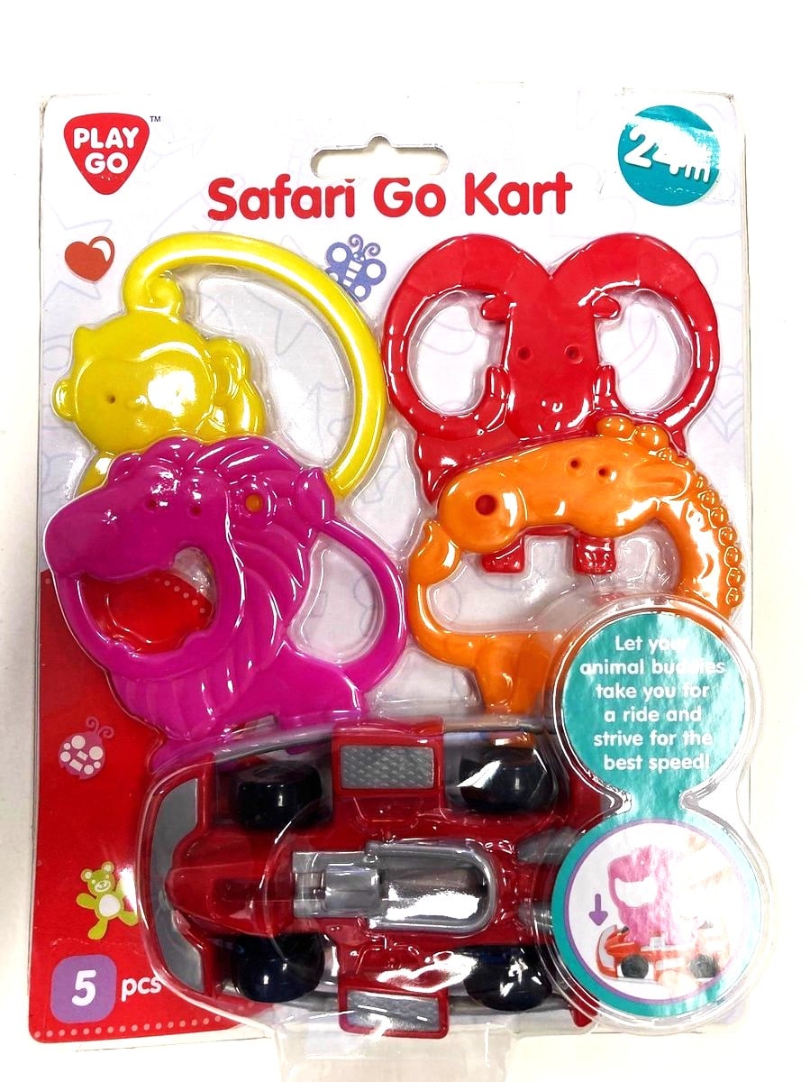 Playgo safari go kart, put a different animal on it each time