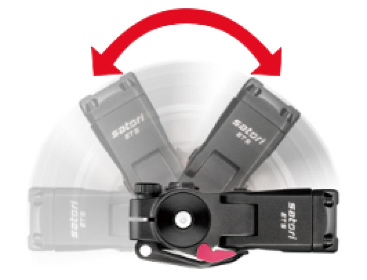 Satori stuurpen et5 ø31.8 90mm, zwart