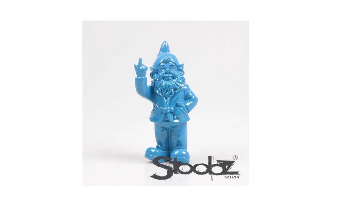 Stoobz design stoobz kabouter f*ck you blauw 20cm