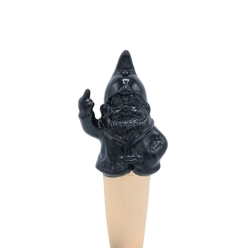 Gotero de agua de diseño Stoobz, vete a la mierda, gnomo negro