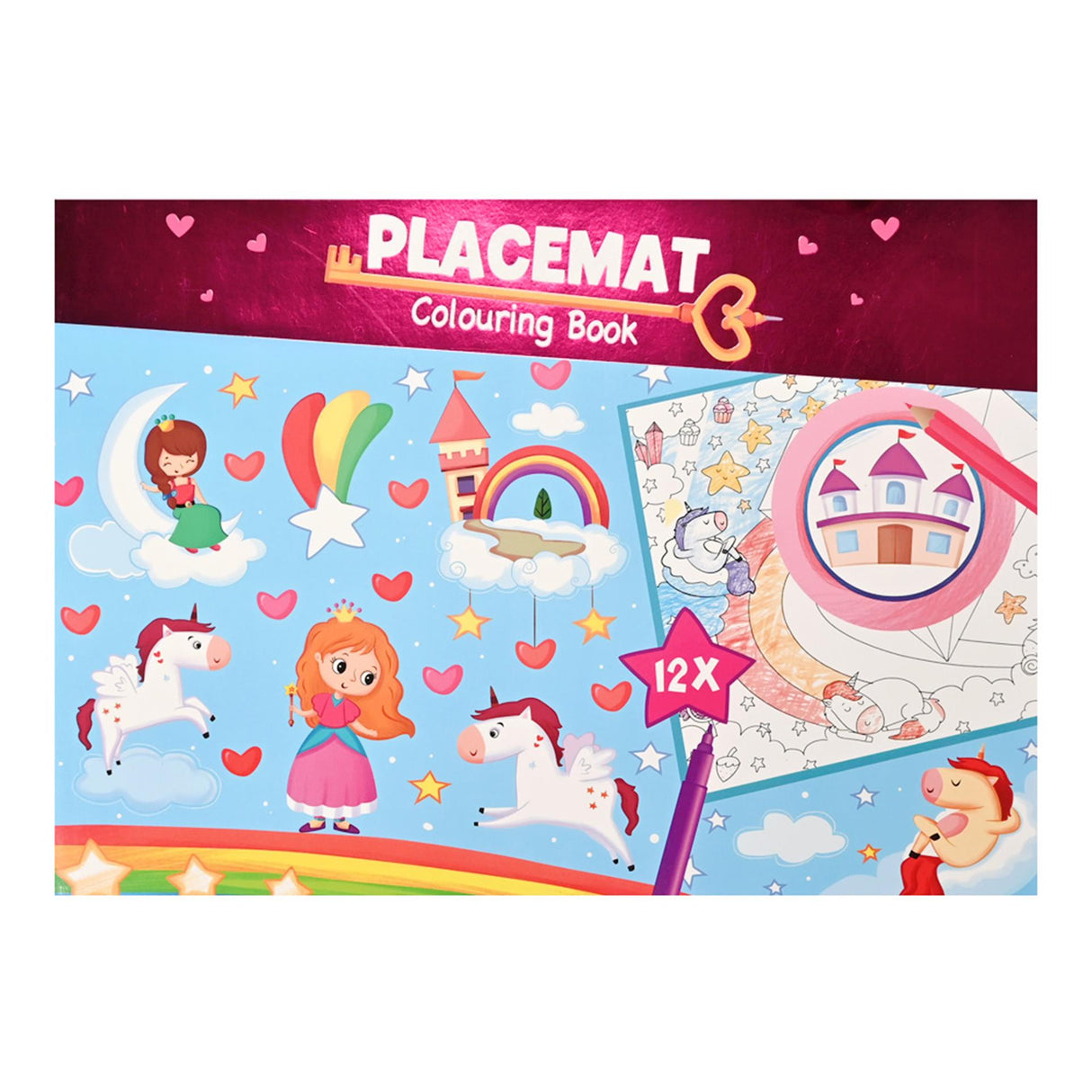 Placemat Coloring Book - Jungle