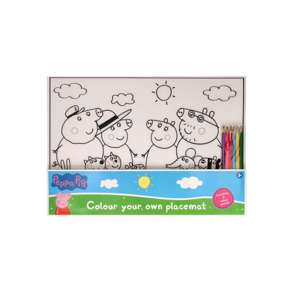 Gewinnt Holland Placemat Farben Peppa Pig