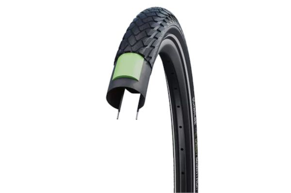 Schwalbe Tire Green Marathon Greenguard 28X1 5 8x1 3 8 (37-622) Černá
