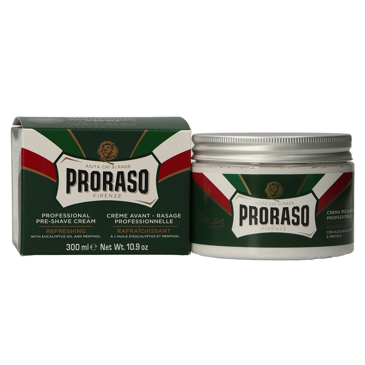 Proraso pre ash balm cream 300ml eucalyptus