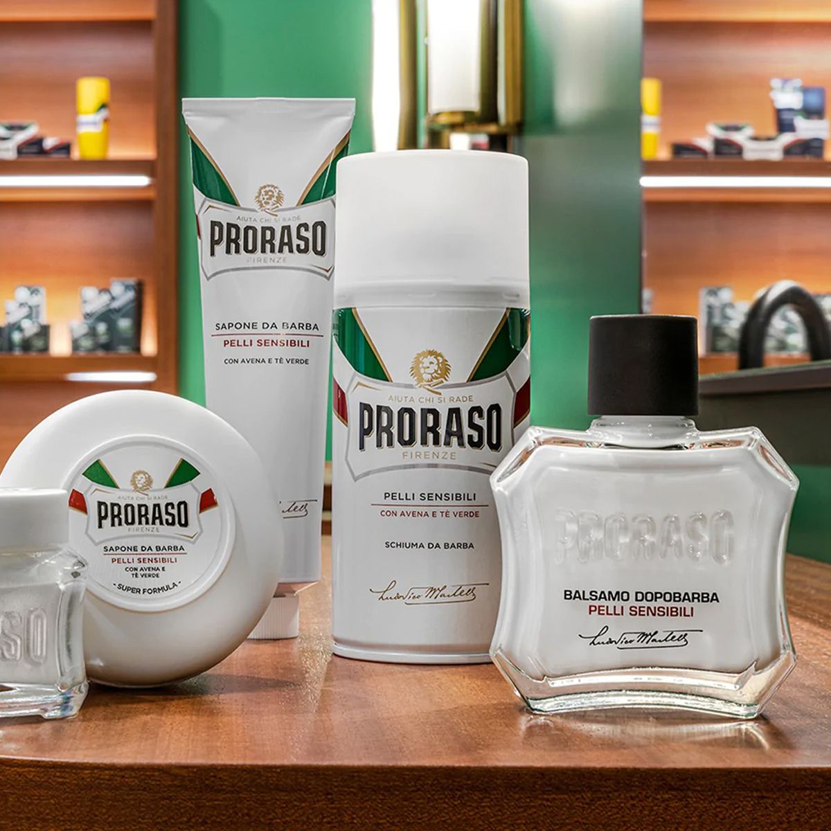 Proraso scheercrème green tea tube 150ml