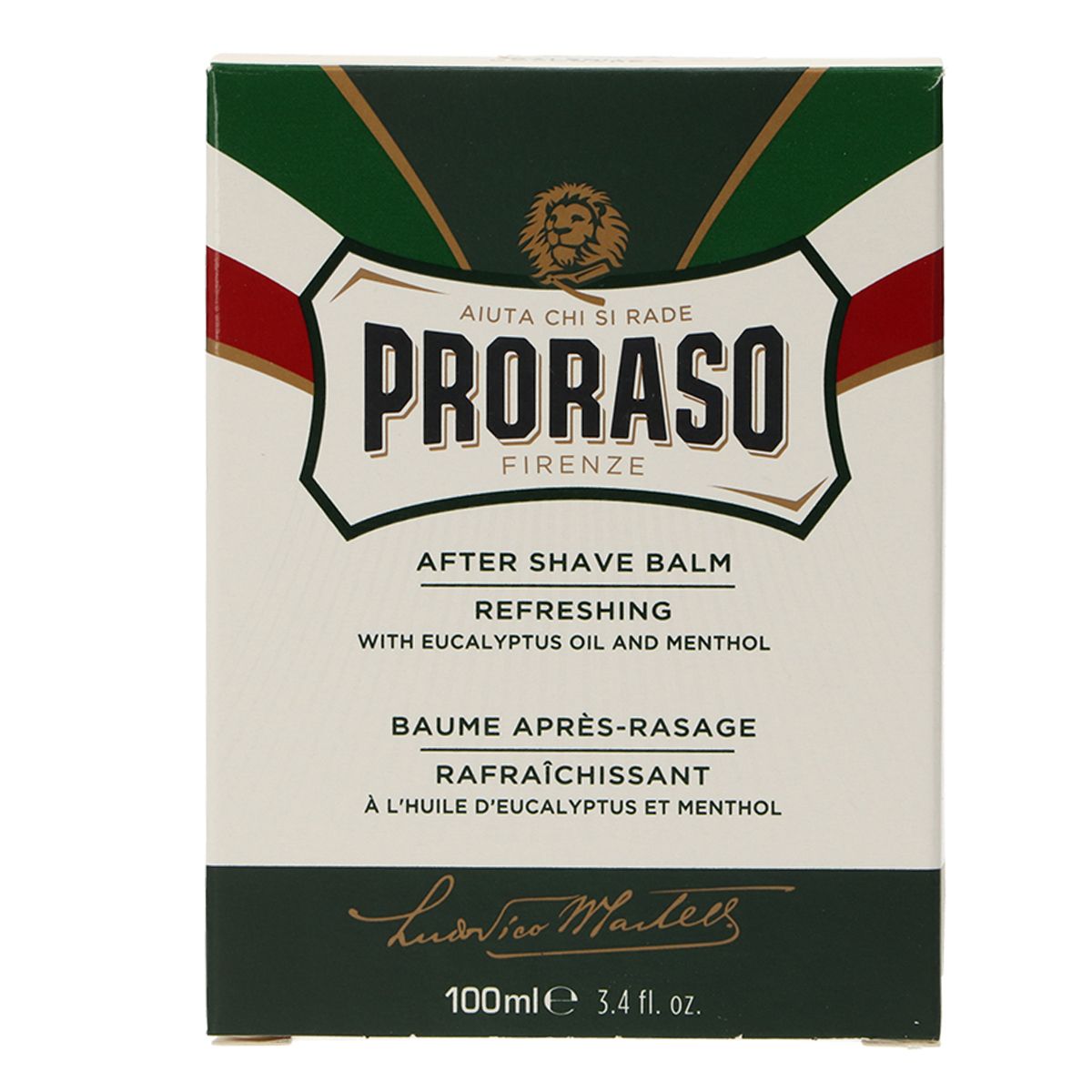 Proraso aftershave balm liquid eucalyptus 100ml