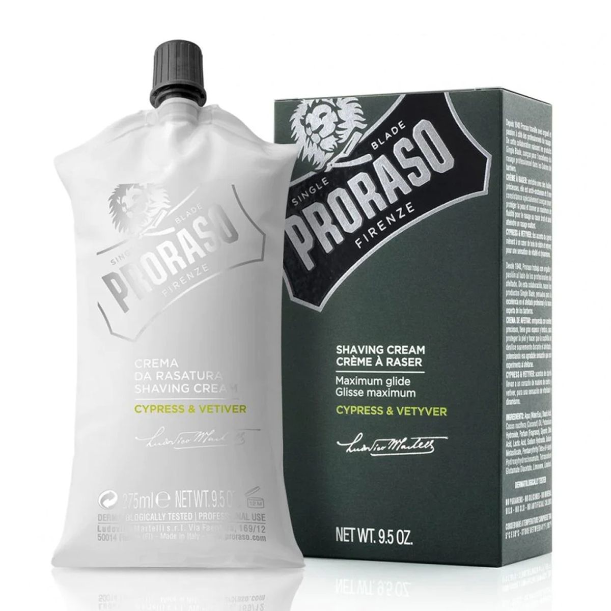 Proraso shaving cream cypress vetyver 275ml