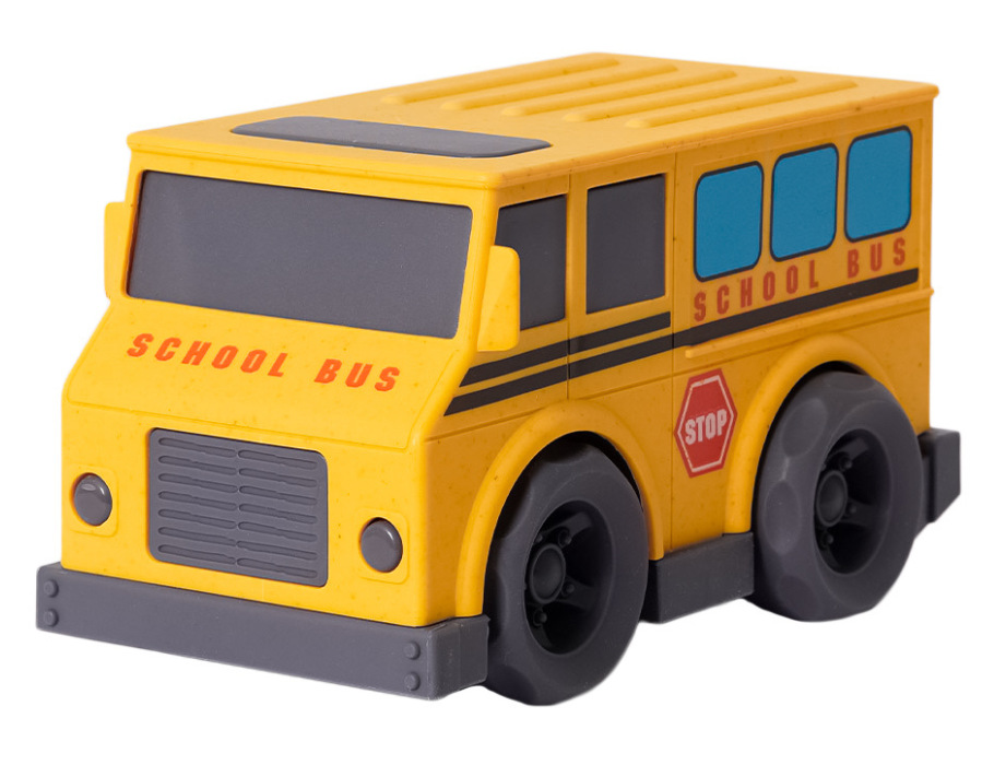 Bio toys bioplastic school bus