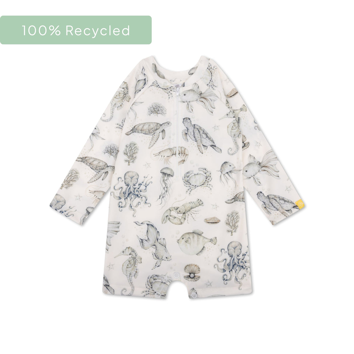 Sea Life | green UV swimsuit boys