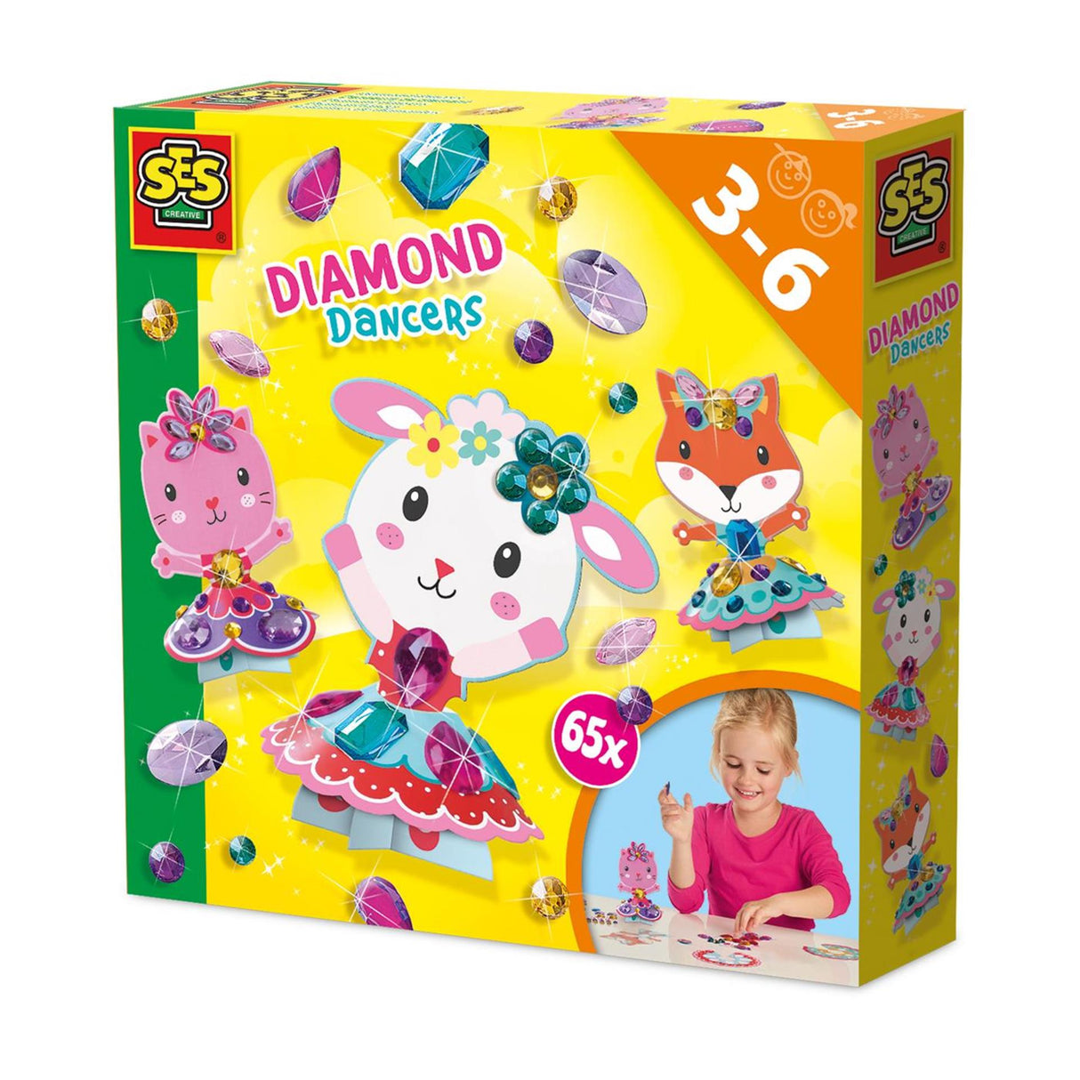 Six diamond dancers make