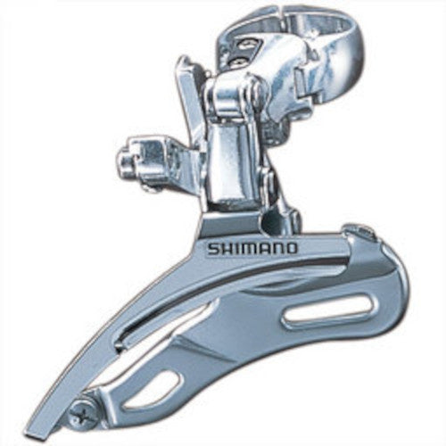 Shimano Voorlerailleur Alivio Top Pull 34,9 mm tredobbelt sølv