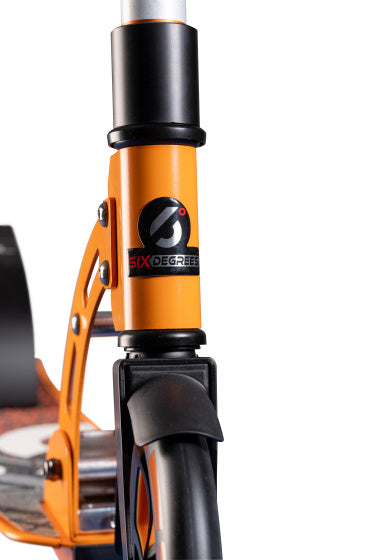 Sei gradi Freno pieghevole a 2 ruote a 2 ruote Oranje Black