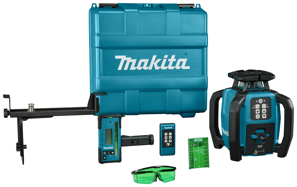 Makita rotatielaser groen | 800 mtr | zonder accu's en lader | in kunststof koffer - skr001z