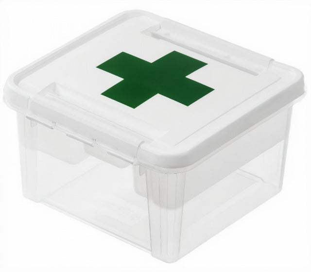 Smartstore Deco Opbergbox Eerstehulp 8 Liter 28 x 17 cm Wit