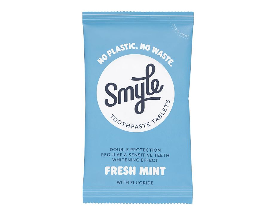 Tablety zubní pasty SMYLE navol - doplňte 65.. - s fluoridem