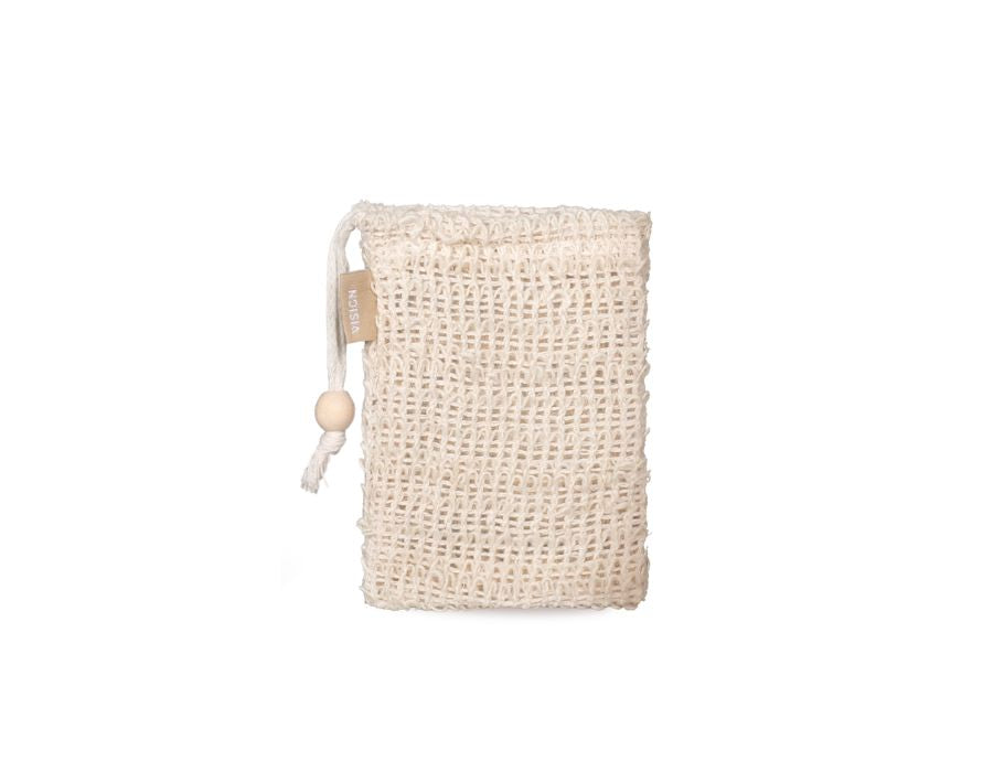 Visagn Nature Soap Bag Witte korálek