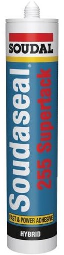 Soudal soudaseal 255 supertack | black | 290 ml - 158652