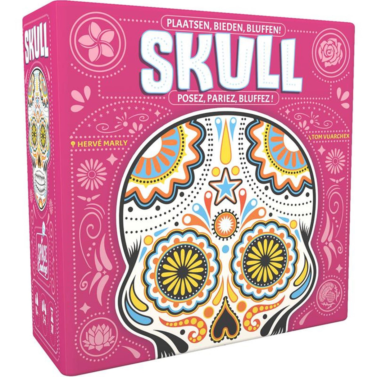 Space cowboys skull card game