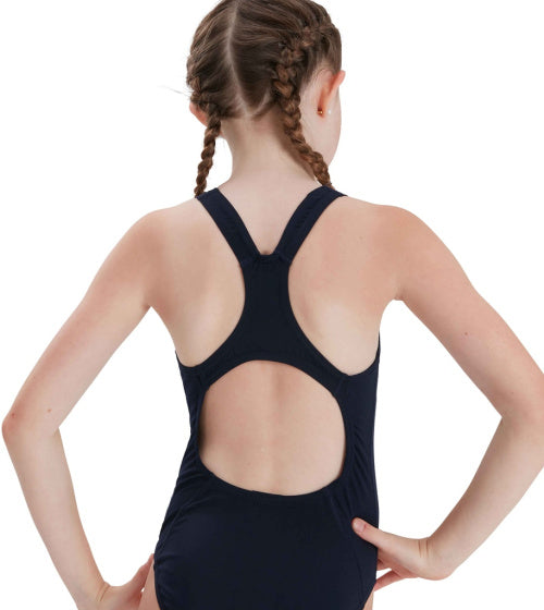 Speedo Ausdauer + Medist Badeanzug Mädchen Blau Größe 152