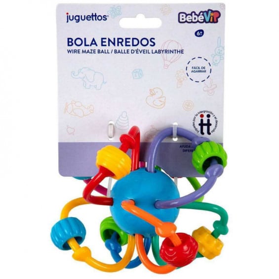 Playgo Play Ball Spirals con juguetes.