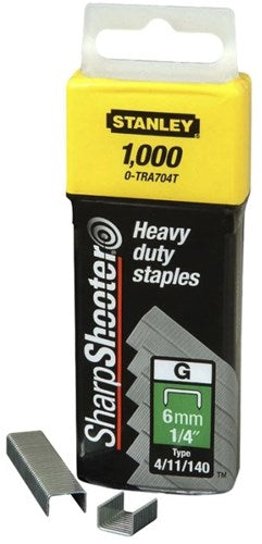 Grapas para herramientas manuales Stanley 8 mm tipo g - 5000 piezas - 1-tra705-5t - 1-tra705-5t