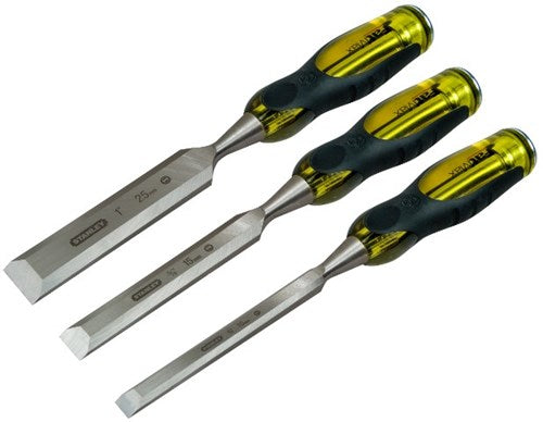 Stanley handverktyg stämjärnset fatmax 3 st. (12,18,25 mm) - 2-16-268