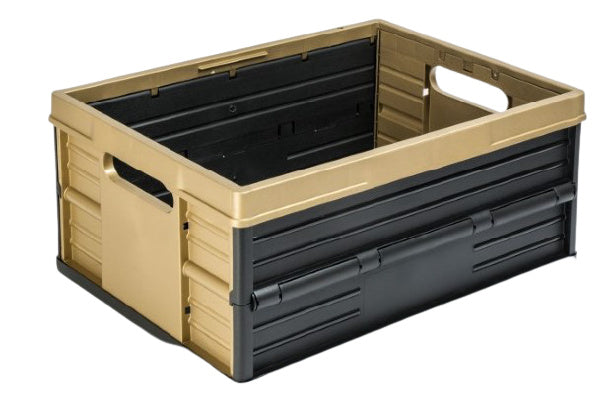Caisse d'épicerie Starbright 32 litres de noir brun