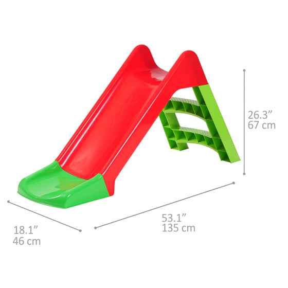 Starplay slide 135 x 46 x 67 cm red green