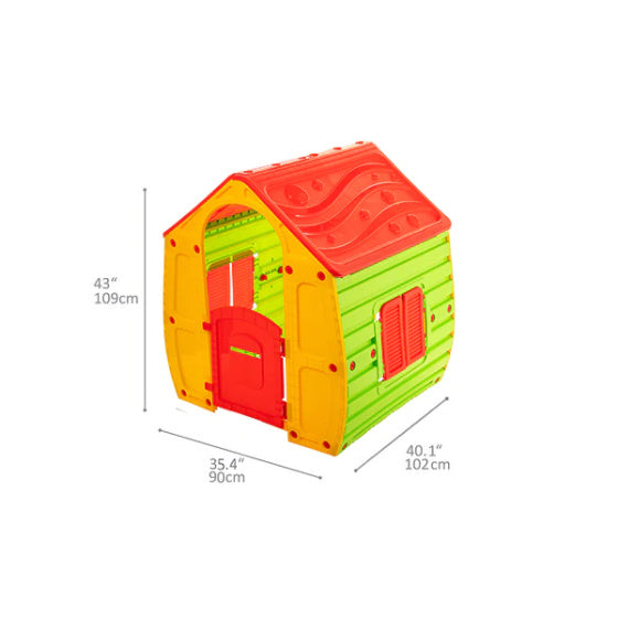 Starplay Magical Play House 102 x 90 x 109 cm Red Yellow Green
