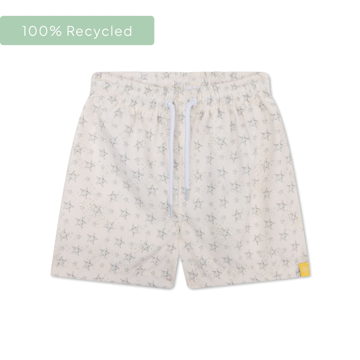 Stelle | Trunks da nuoto bianco UV ragazzi