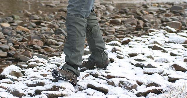 Gaiters de equipo sigiloso