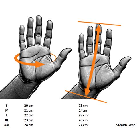 Lámhainní fearas stealth méid s