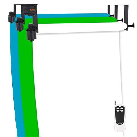 StudioKing Background System Electric B-3WE for 3 Rolls