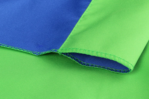 StudioKing Background Cloth 2.7x5 m Blue Green