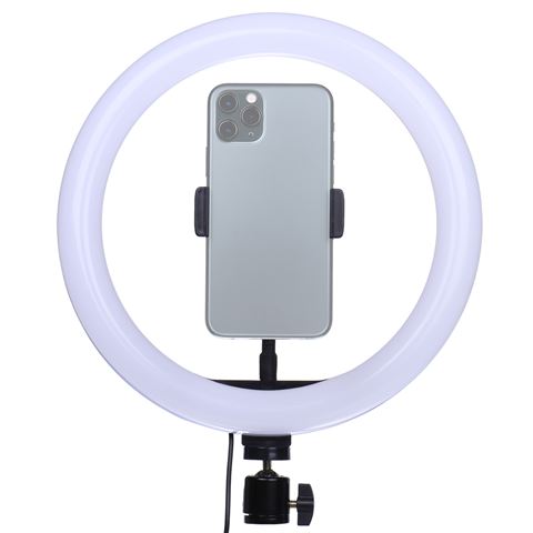 Estudio LED VLOG Conjunto SK-K190 con lámpara de anillo y soporte de micrófono