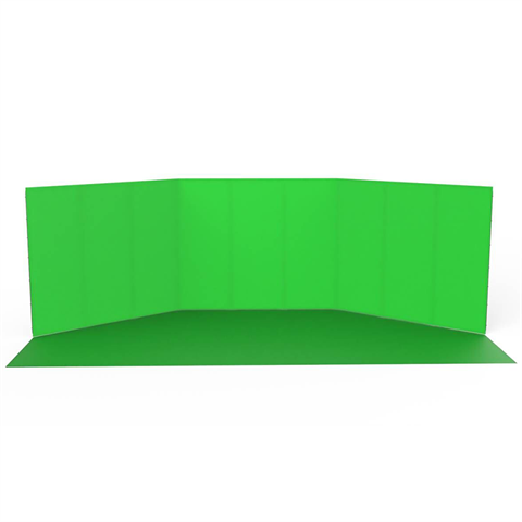 Studioking panoramic background green screen fsf-240900pt 240x900cm