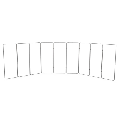 Studioking panoramic background green screen fsf-240900pt 240x900cm