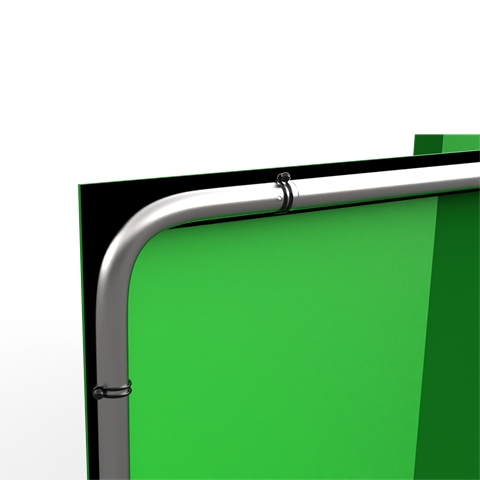 Studioking panoramic background green screen fsf-240900pt 240x900cm