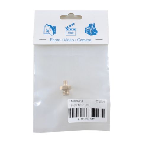 StudioKing Spigot Adapter nipple MC-1060 1 4 Male 3 8 Male