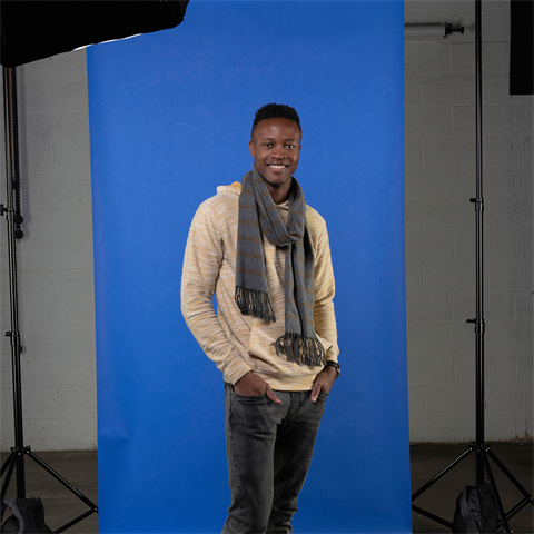 Vorgesetzter Hintergrundpapier 11 Royal Blue Chroma Key 1,35 x 11m