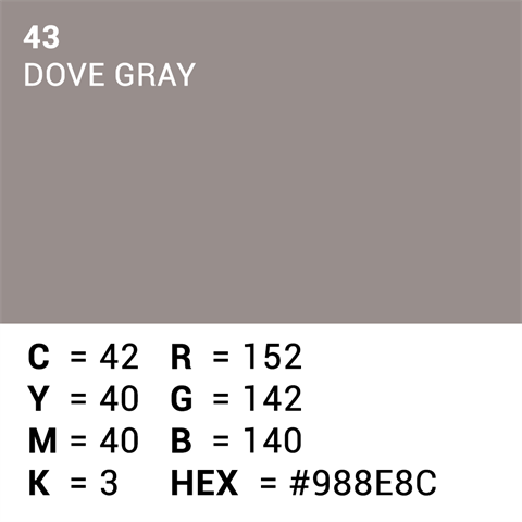 Überlegener Hintergrundpapier 43 Dove Grey 1,35 x 11m