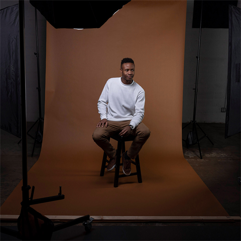 Überlegener Hintergrundpapier 67 Muskatnuss 1,35 x 11m