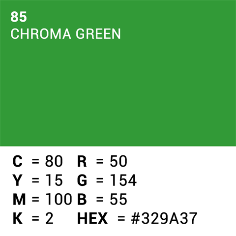 Überlegener Hintergrundpapier 85 Chroma Key Green 3,56 x 15m