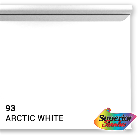 Superior background paper 93 Arctic White 1.35 x 11m