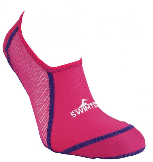Swimtech Swimming Socks Junior Polyester Pink Størrelse 28 31
