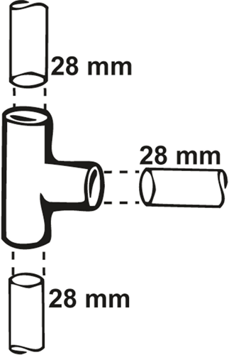 Cornat cu litavimo trišakis 28mm - t513028