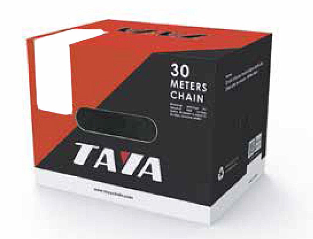 Taya chain 410h 1 2x1 8, black, 30m on a roll